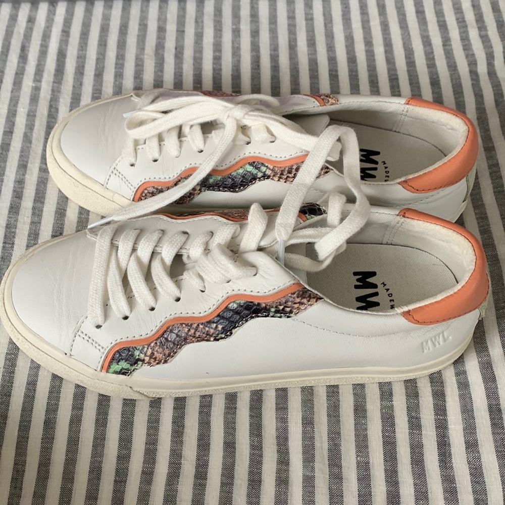 Madewell sidewalk low top sneakers